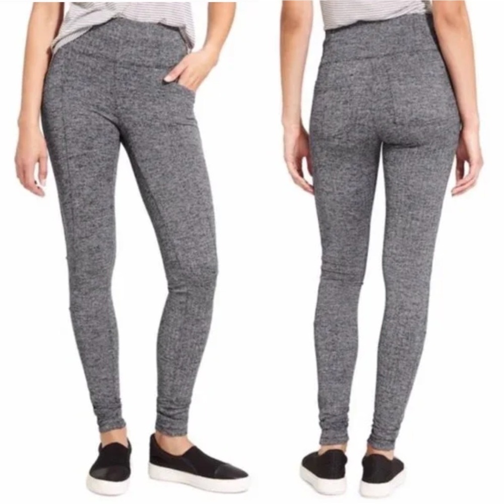 Athleta Herringbone High Waisted Metro Legging